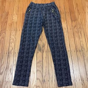 Houndstooth print joggers legging pant by new mix